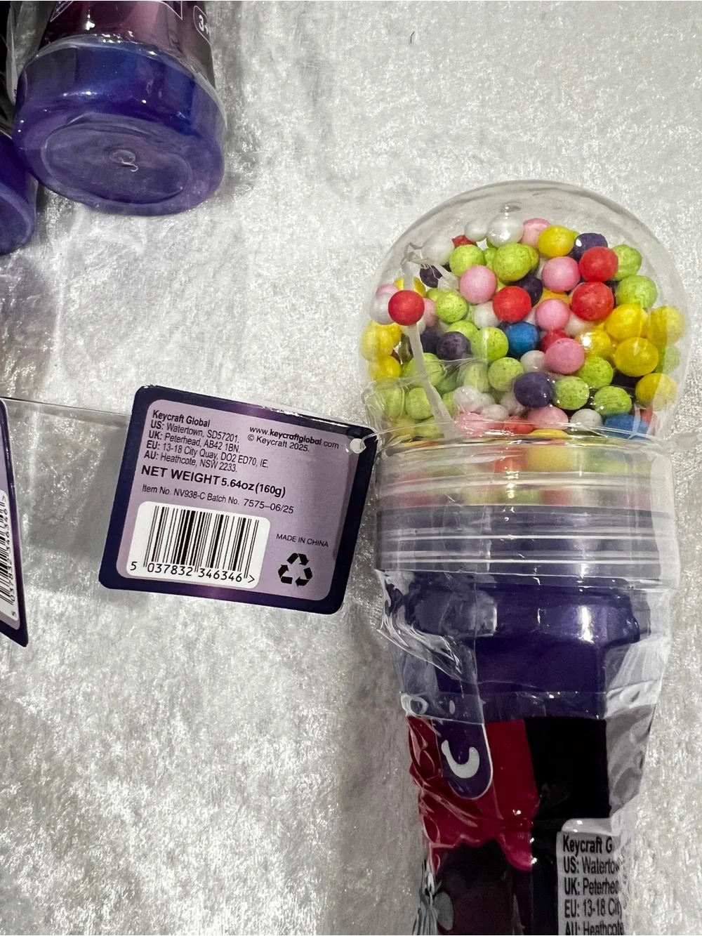 Lot of 6 Super Star Slime Microphone Toy Party Favor Kids Age 3+